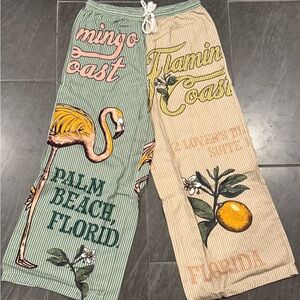 Celandine Wide-Leg Linen Blend Pants